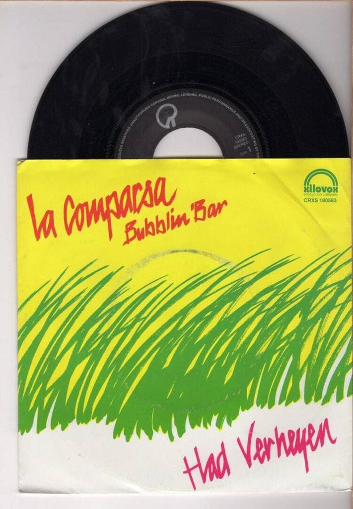 Had Verheyen – La Comparsa / Bubblin Bar (1-7-Vinyl-Single, Cd's en Dvd's, Vinyl Singles, Ophalen of Verzenden