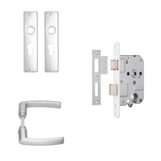 Deurbeslag set | AXA | Edge | 55 mm, Doe-het-zelf en Verbouw, Hang- en Sluitwerk, Verzenden, Nieuw