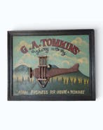 Wanddecoratie - Enseigne murale “G.A. Tomkins” – Aviation