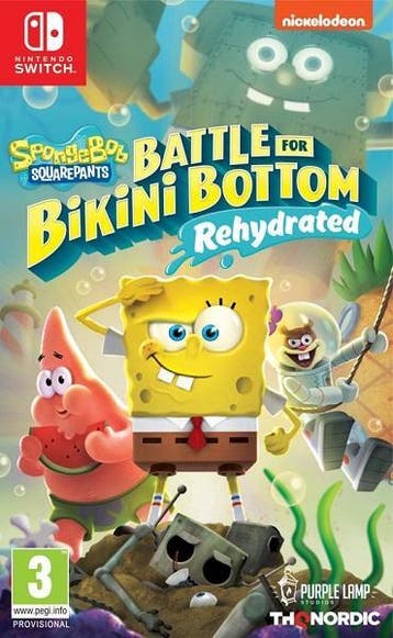 Spongebob SquarePants: Battle for Bikini Bottom - Rehydrated, 2 spelers, Ophalen of Verzenden, Zo goed als nieuw, Vanaf 7 jaar