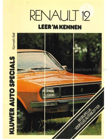 1970-1976 RENAULT 12, SEDAN | STATIONCAR VRAAGBAAK