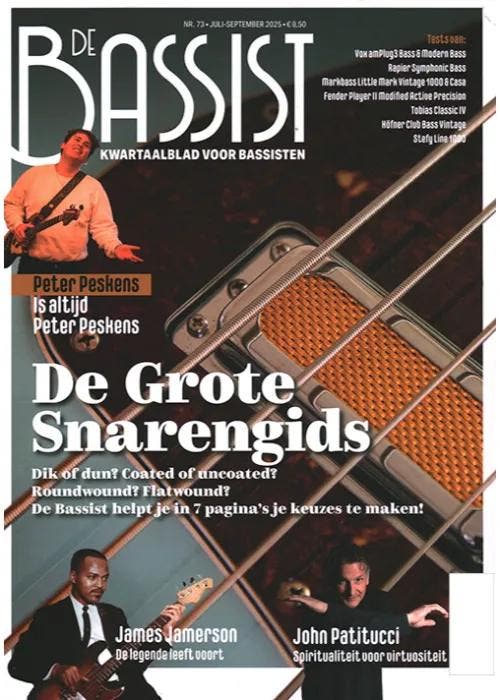De Bassist - 73 2025, Boeken, Tijdschriften en Kranten, Muziek, Film of Tv, Nieuw, Verzenden