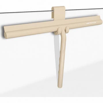 Extra brede douchewisser 33 cm met deurhaak, Beige, Huis en Inrichting, Nieuw