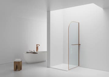 BWS Inloopdouche Curvy Helder Glas 100x200 met, Ophalen of Verzenden, Nieuw, Douche