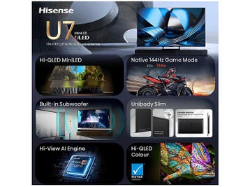 Hisense - MINI-LED BIGGER 100 Ultra HD 4K TV - 100 inch, Overige merken, Verzenden, Nieuw, 100 cm of meer