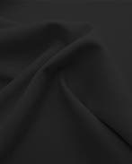 Texturé Polyester Zwart (280 cm), Nieuw, Zwart