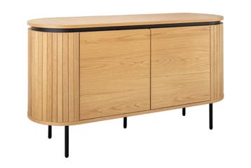 Dressoir ATELIER 120 cm, natuurlijke eikenhoutlook met, Huis en Inrichting, Kasten | Dressoirs, Ophalen of Verzenden, Nieuw