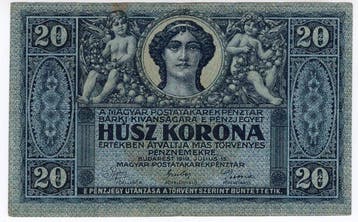 Hongarije. - 20 Korona 1919 - Pick 42 (Zonder minimumprijs)