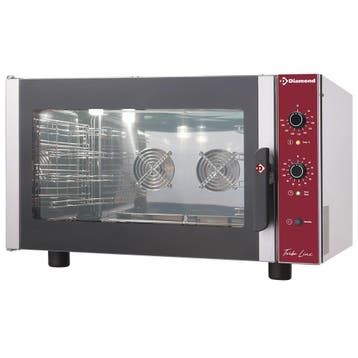 Elektrische convectieoven, 4x GN 1/1 + manuele bevochtiger (, Verzenden, Nieuw in verpakking