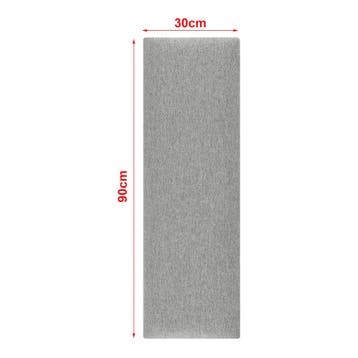 Gestoffeerde wandpanelen Carpino set van 2 stof 90x30 cm lic, Verzenden, Nieuw