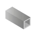 Koker 50 x 50 x 4 mm onbehandeld b-keus, Ophalen, Nieuw