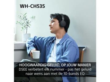 Sony -  Wh-ch535 - Draadloze On-ear Koptelefoon  - Rood, Audio, Tv en Foto, Verzenden, Nieuw, Sony, Bluetooth