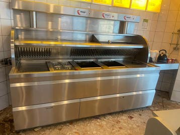 Nog niet gereviseerd - Perfecta VR bakwand 6 manden + bakpl, Ophalen of Verzenden, Gebruikt
