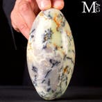 Heilige Lingam in dendrietopaal - Hoogte: 130 mm - Breedte: