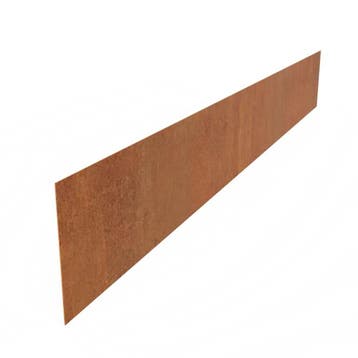 Cortenstaal kantopsluiting recht 300x0,2x29cm, Overige materialen, 25 tot 50 cm, Minder dan 25 cm, Border