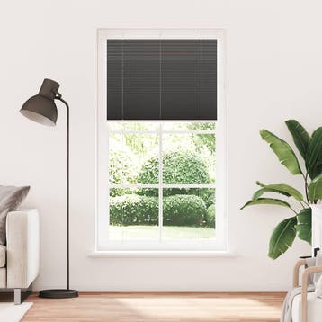 vidaXL Plissé rolgordijn 110x200cm stofbreedte 109,4cm, Verzenden, Nieuw, Zwart