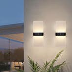 Solar wandlamp Polaris| Warm en helder wit, Zonne-energie, Kunststof, Verzenden, Minder dan 50 watt