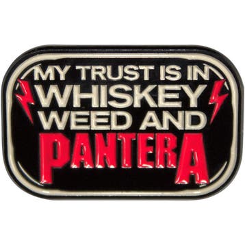 Pantera - Whiskey - Pin officiële merchandise, Verzamelen, Ophalen of Verzenden, Nieuw, Kleding