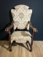 Fauteuil - Hout - Oude paapse troon