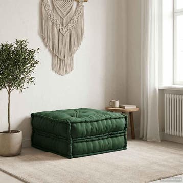 vidaXL Modulaire bankstel 70x70x36 stof groen, Verzenden, Nieuw, Groen