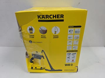 nat en droogzuiger Kärcher WD 3 V 17/4/20, Witgoed en Apparatuur, Nieuw