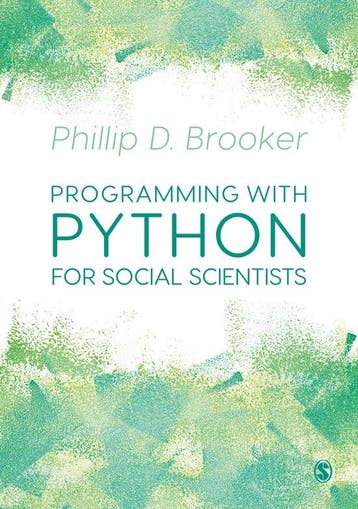 9781526431721 Programming with Python for Social Scientists, Verzenden, Zo goed als nieuw, Brooker