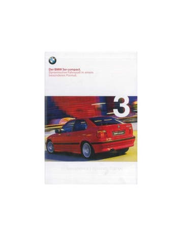 1998 BMW 3 SERIE COMPACT BROCHURE DUITS, Nieuw, BMW, Author