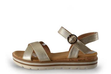 Graceland Sandalen in maat 38 Goud, Overige kleuren, Verzenden, Sandalen of Muiltjes, Zo goed als nieuw
