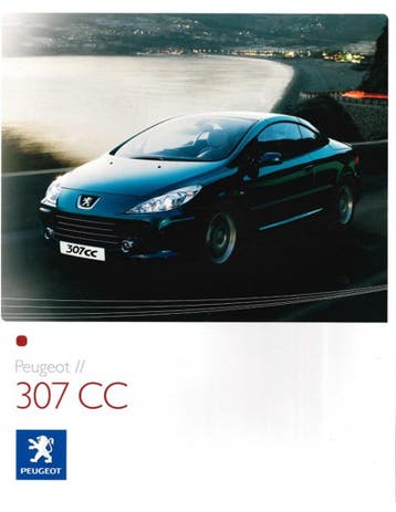 2006 PEUGEOT 307 CC BROCHURE NEDERLANDS, Nieuw, Peugeot, Author