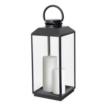 Newport Windlicht Zwart Large Tuinaccessoires Windlichten, Verzenden, Nieuw, Modern