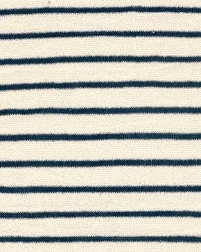 Geweven Jacquard Strepen Marine, Nieuw, Blauw