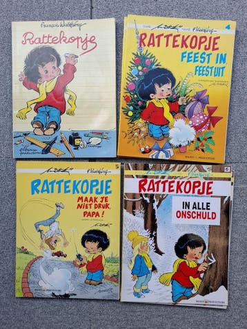 Rattekopje strips door Walthéry te koop - Stripboeken, Complete serie of reeks, Verzenden, Gelezen