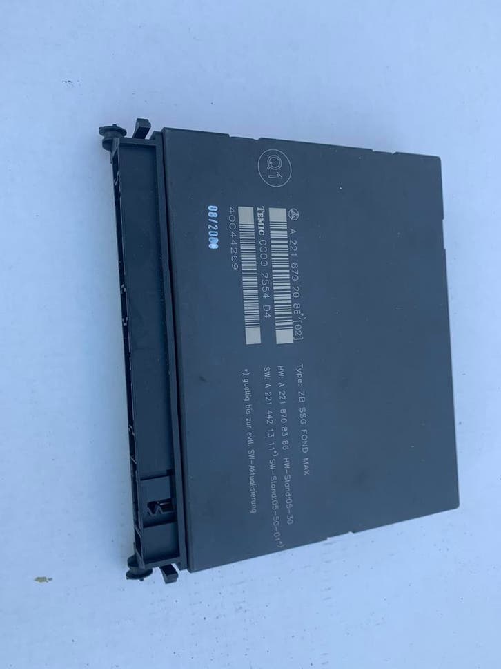 Mercedes S600 L V12 W221 FOND rear seat regelmodule computer, Auto-onderdelen, Elektronica en Kabels, Gebruikt, Mercedes-Benz