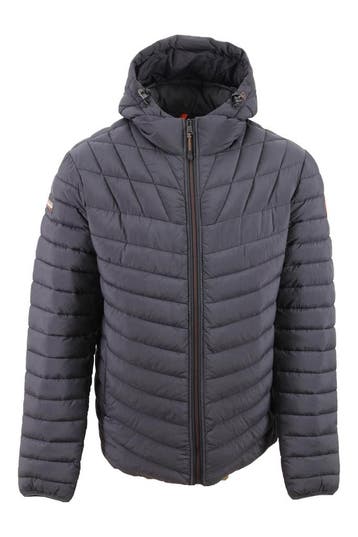 Napapijri Winterjas in maat L Zwart, Kleding | Heren, Verzenden, Zo goed als nieuw, Zwart, Napapijri