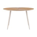 *WOONWINKEL* Ronde Eettafel Beige, Tuin en Terras, Verzenden, Nieuw