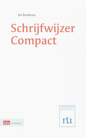 Schrijfwijzer Compact - Jan Renkema 9789012108263, Boeken, Verzenden, Zo goed als nieuw, Jan Renkema