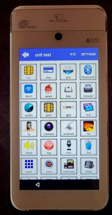 PAX A920 Mobiles Kartenlesegerät/Bezahlterminal - POS, Nieuw