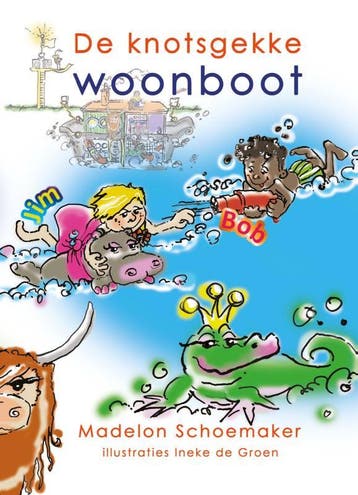 De knotsgekke woonboot - Madelon Schoemaker 9789083184180, Verzenden, Zo goed als nieuw, Madelon Schoemaker