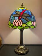 Buffet tafellamp - Glas-in-lood