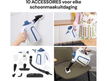 Vitapur Handstoomreiniger - Stoomreiniger - Vlekkenreiniger, Verzenden, Nieuw