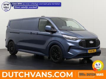 Ford Transit Custom 2.0TDCI Bestelbus 2024 L2 H1 Diesel, Auto's, Bestelauto's, Automaat, Euro 6, Blauw, Diesel