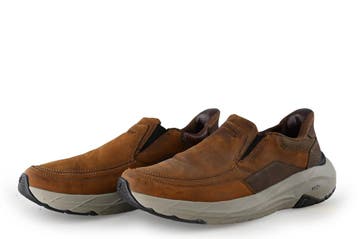 Skechers Instappers in maat 42 Bruin, Bruin, Verzenden, Overige typen, Zo goed als nieuw