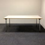 kusch & Co klaptafel / vouwtafel 180x80 cm, formica wit blad, Ophalen of Verzenden, Gebruikt