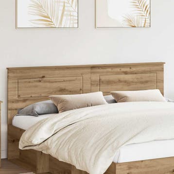 vidaXL Hoofdbord Artisan Eiken Bewerkt hout, Verzenden, Nieuw, Bruin, Hout