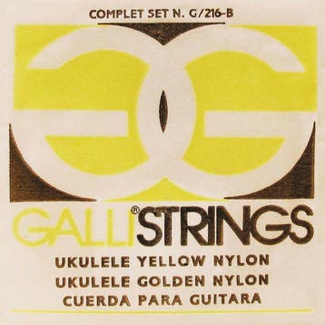 Galli G-216-Y Ukulele Snarenset – Yellow Nylon, Muziek en Instrumenten, Snaarinstrumenten | Overige, Ophalen of Verzenden, Nieuw