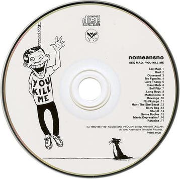 Nomeansno - Sex Mad / You Kill Me (CD, 1991), Ophalen of Verzenden, Gebruikt