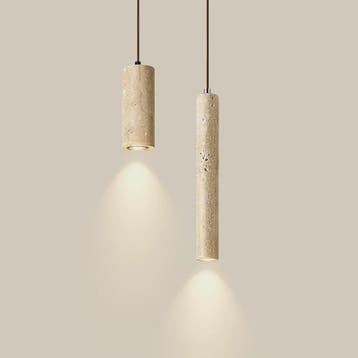 Retro Travertin Hanglamp - Sfeervolle Verlichting voor Slaap, Verzenden, Nieuw