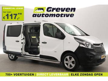 Opel Vivaro 1.6 CDTI L2H1 | Dubbele Cabine | Airco |, Euro 5, Wit, Nieuw, Lease