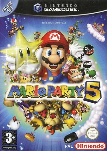 Gamecube Mario Party 5, Spelcomputers en Games, Games | Nintendo GameCube, Verzenden, Zo goed als nieuw