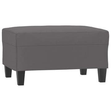 Poef grijs kunstleer 70cm | retourdeal 60% korting, Huis en Inrichting, Banken | Voetenbanken en Poefen, Kunststof, 50 tot 75 cm